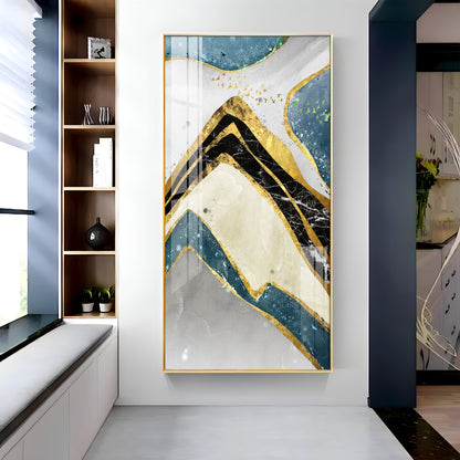 Gilded Glamour Premium Acrylic Vertical Wall Art