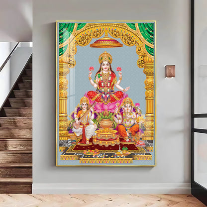 Sacred God And Goddess Premium Acrylic Vertical Wall Art