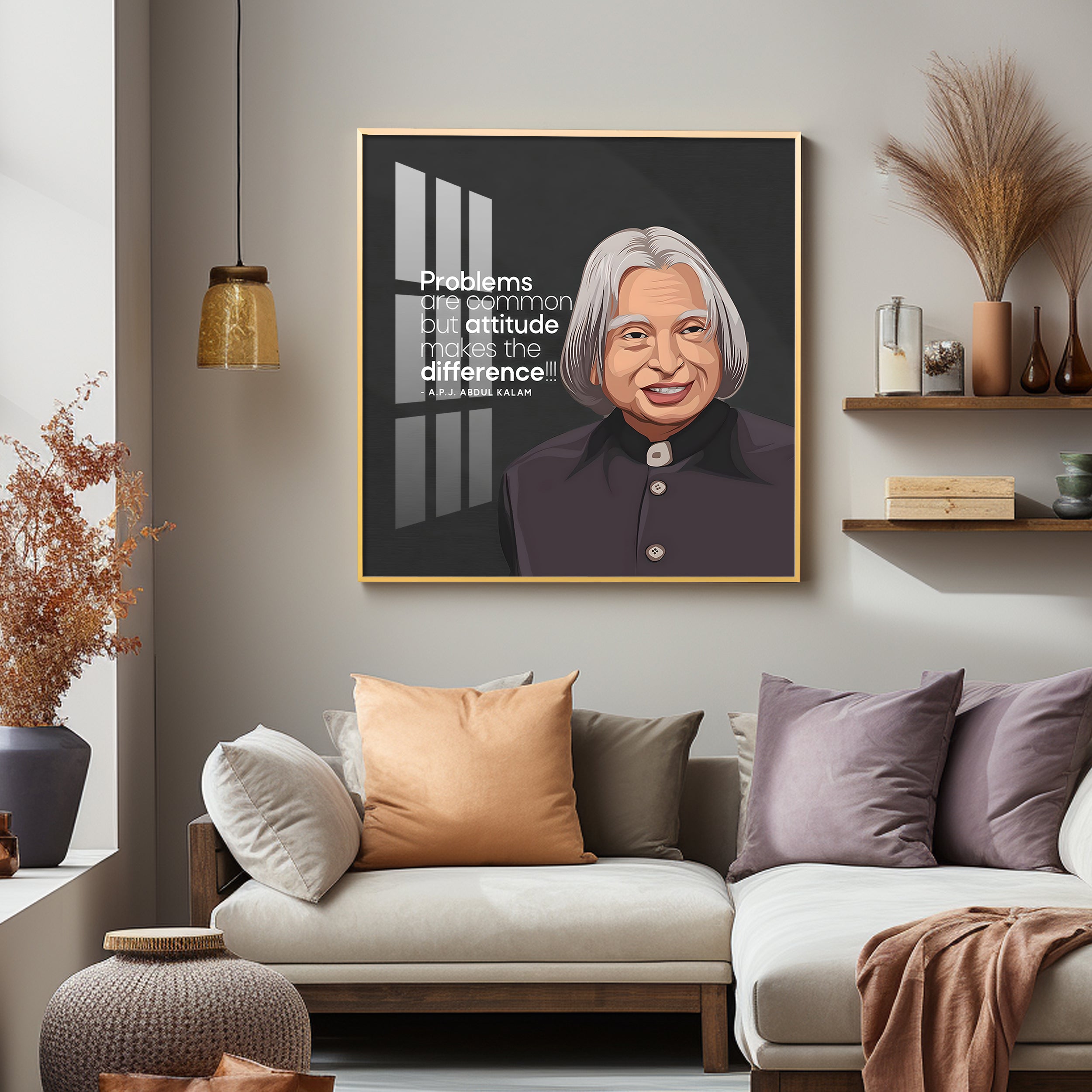 Dr. A.P.J  Abdul Kalam Premium Acrylic Square Wall Art