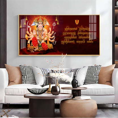 Sankat Mochan Premium Acrylic Horizontal Wall Art