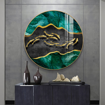 Regal Fish Premium Acrylic Round Wall Art