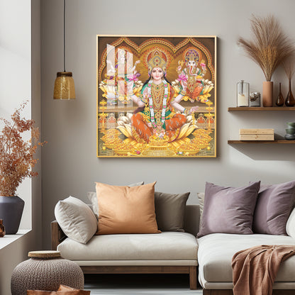 Spritual Deities Blessings Premium Acrylic Square Wall Art