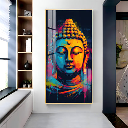 Stillness of The Mind Premium Acrylic Vertical Wall Art