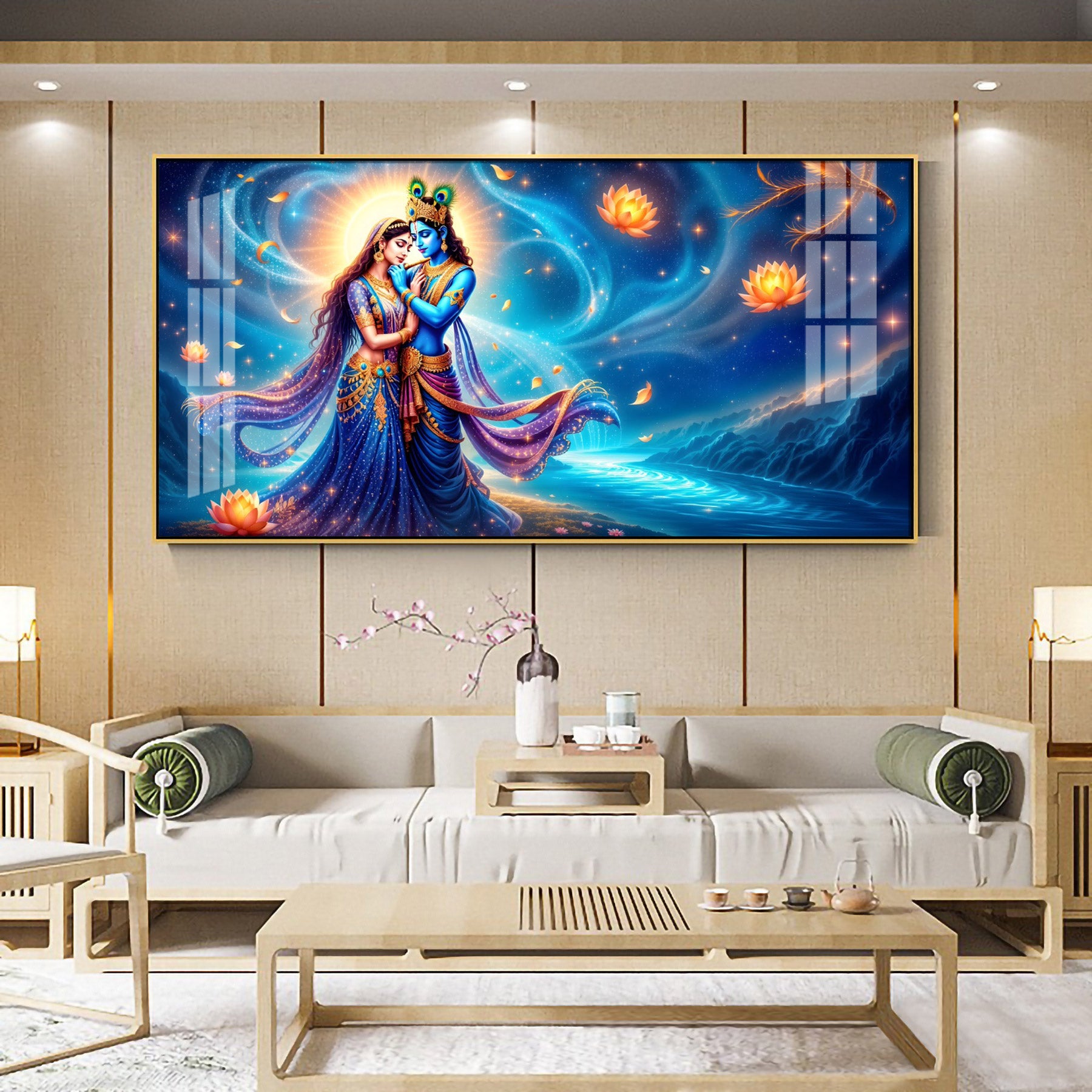 Sacred Synergy Of Haven Premium Acrylic Horizontal Wall Art