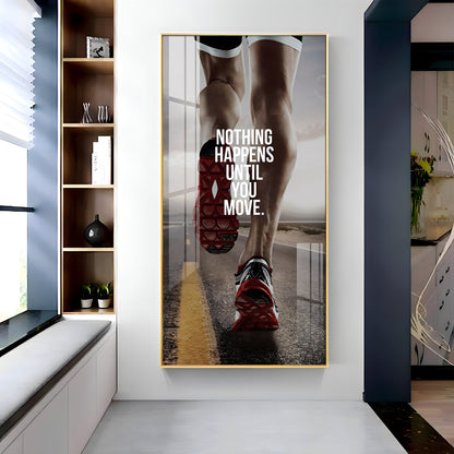 Fitness Enthusiast Premium Acrylic Vertical Wall Art