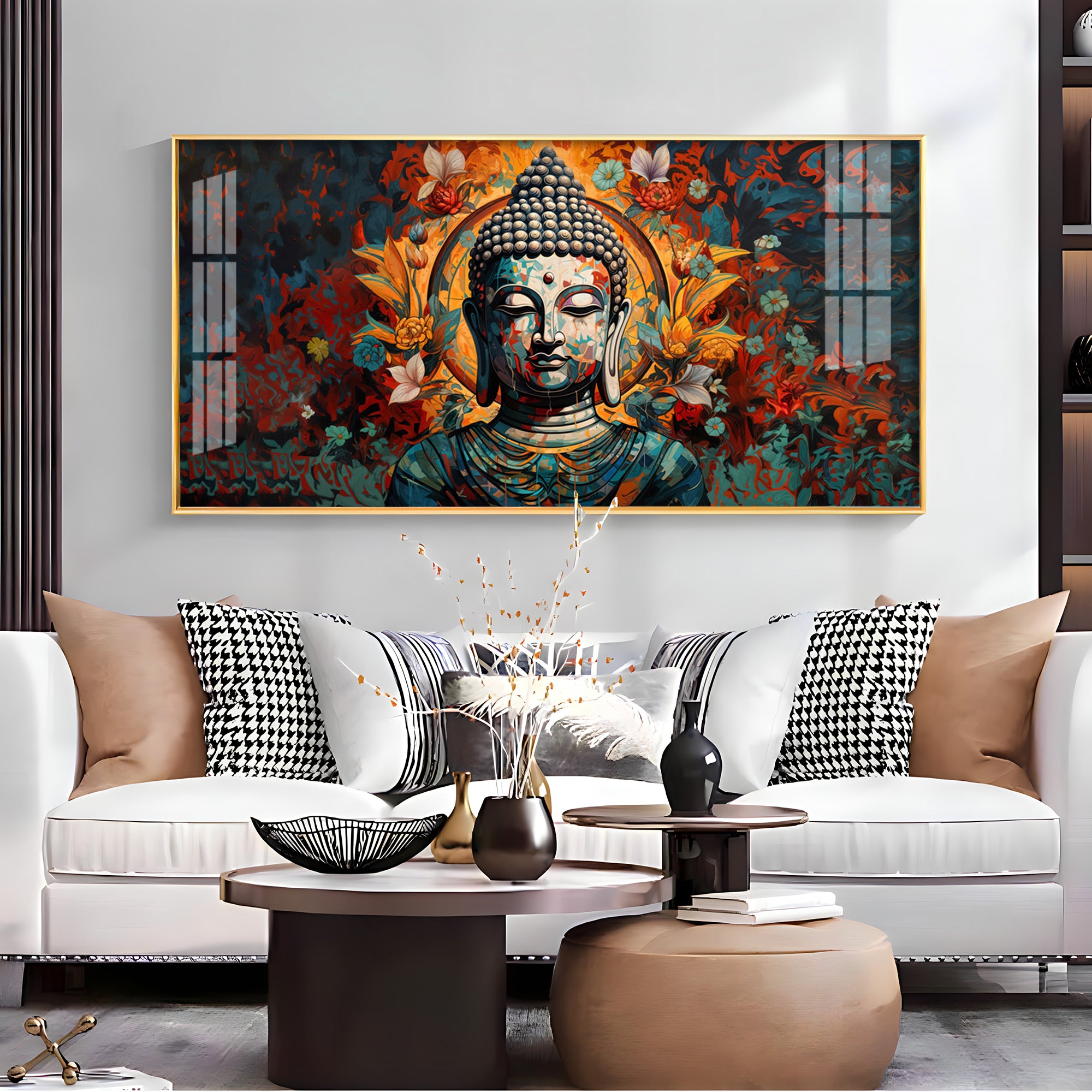 Enlightenment Buddha Premium Acrylic Horizontal Wall Art