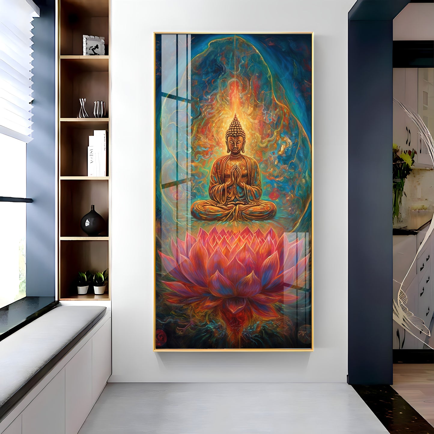 Positve Vibes Premium Acrylic Vertical Wall Art