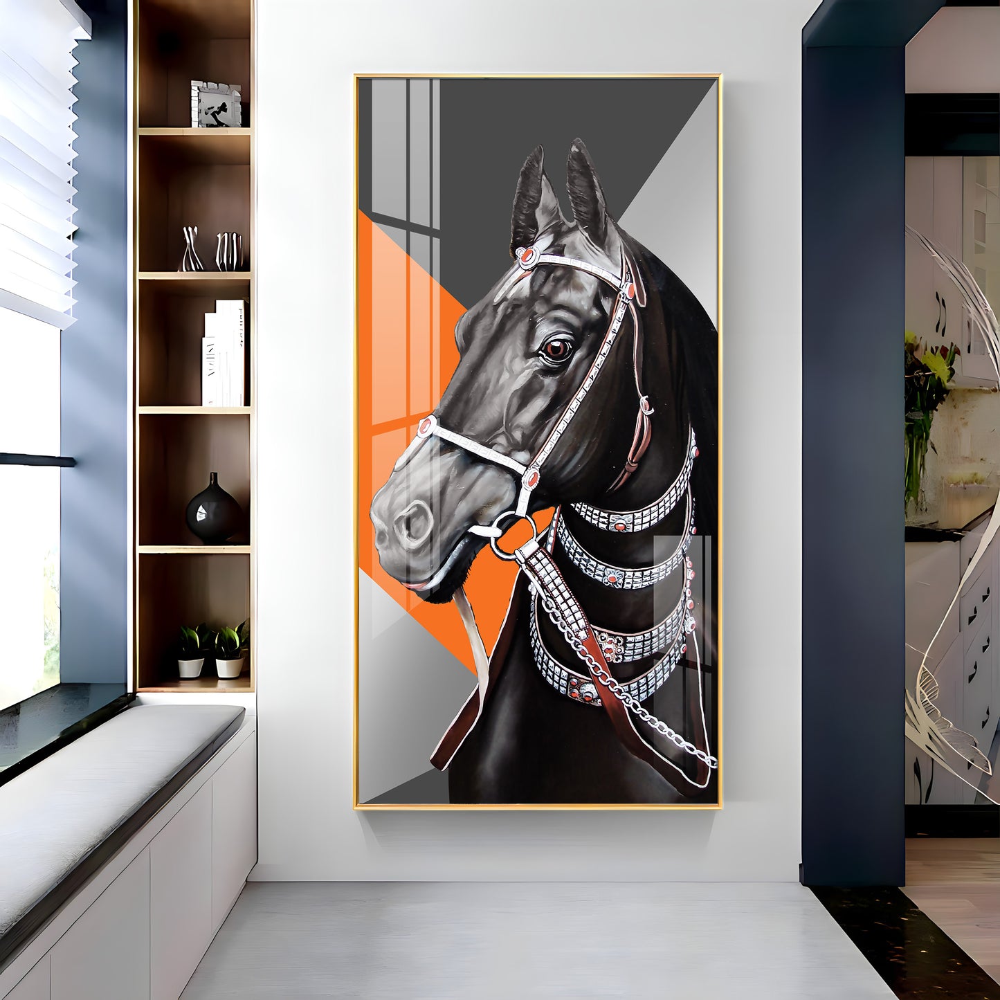 The Turkish Horse Premium Acrylic Vertical Wall Art