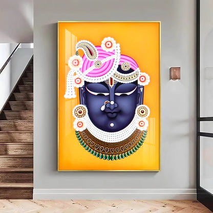 Lord Shreenathji Premium Vertical Acrylic Wall Art