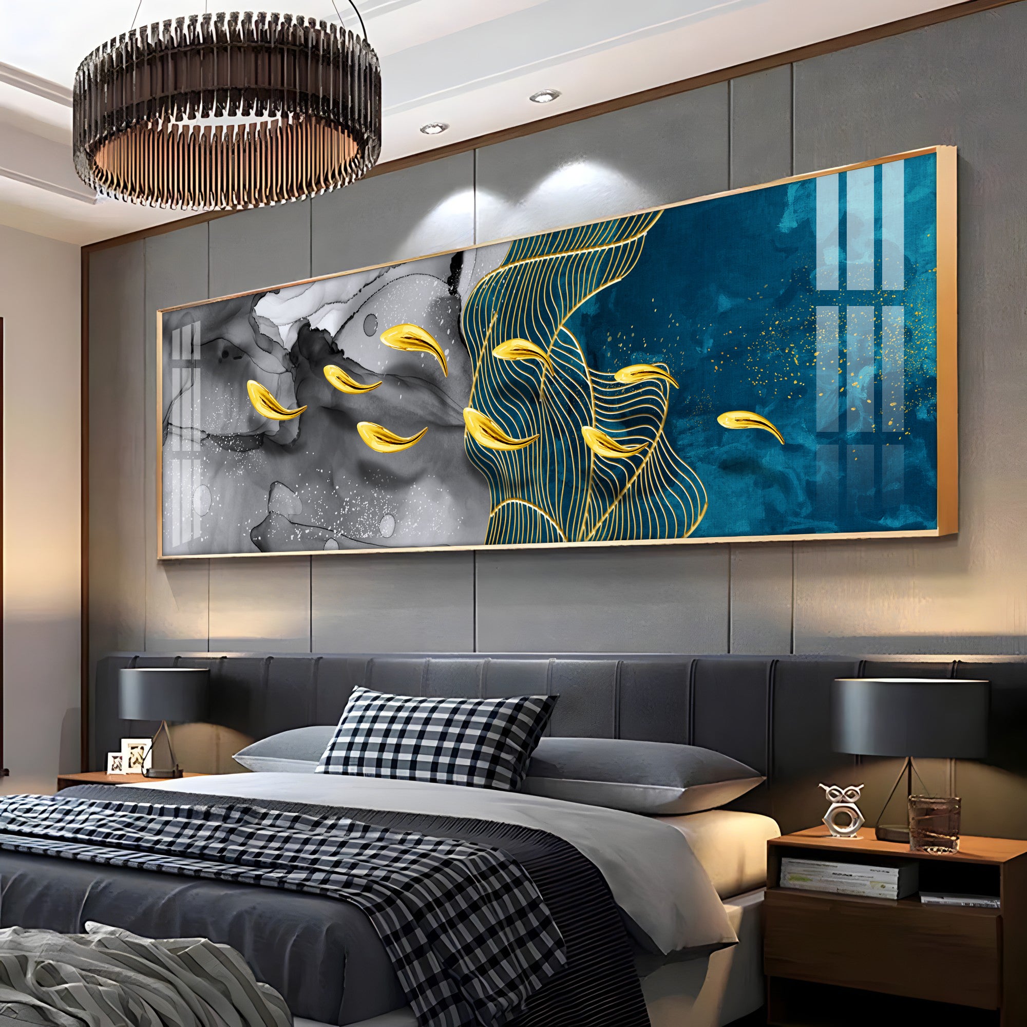Limitless Delights Luxury Crystal Horizontal Wall Art
