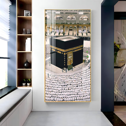 Mecca Premium Acrylic Vertical Wall Art