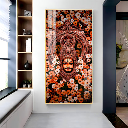 Jai Shree Shyam Premium Acrylic Vertical Wall Art