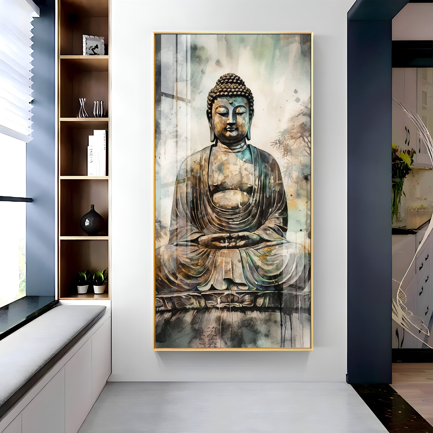 Peaceful Reflection Premium Acrylic Vertical Wall Art