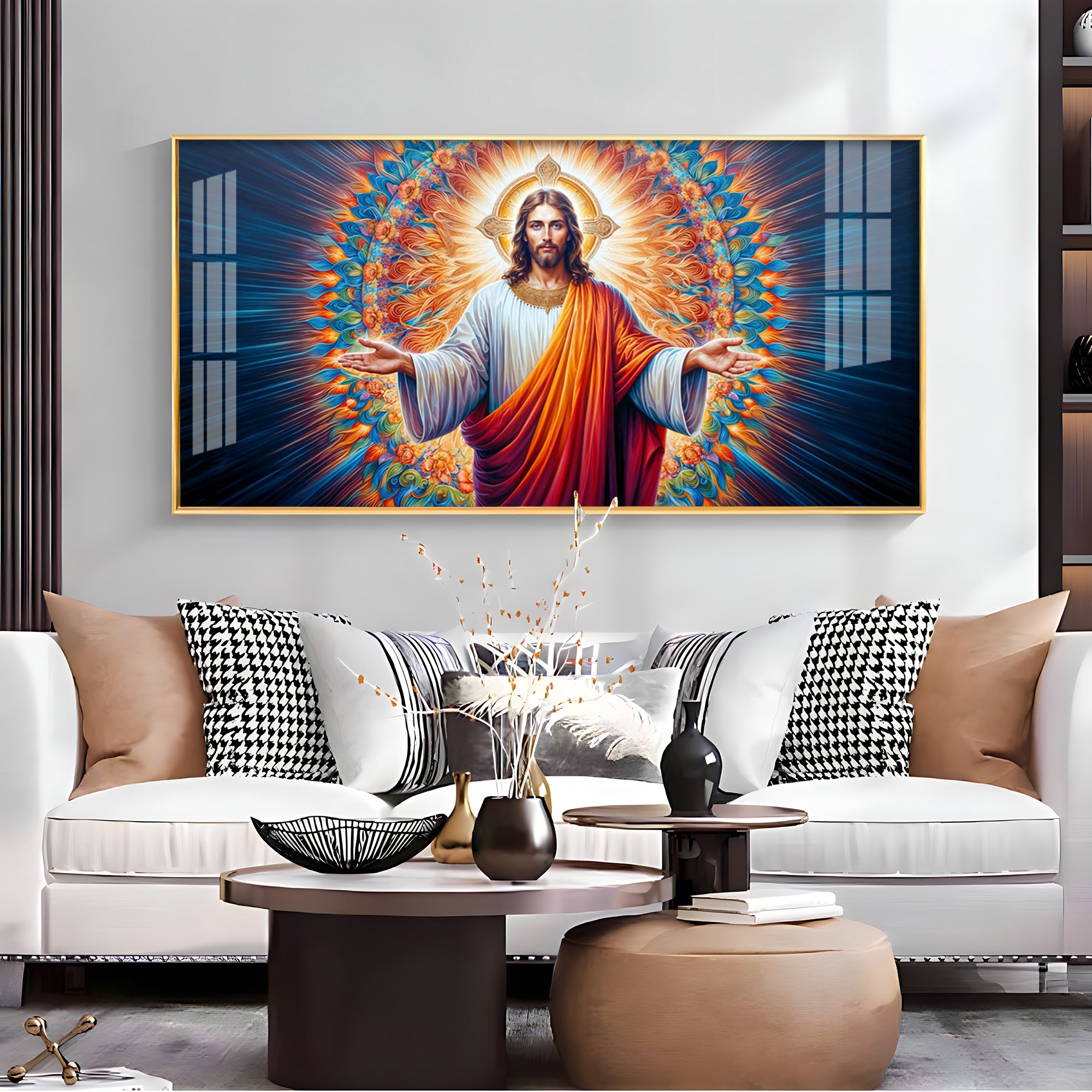 Tranquil Faith Of Jesus Premium Acrylic Horizontal Wall Art