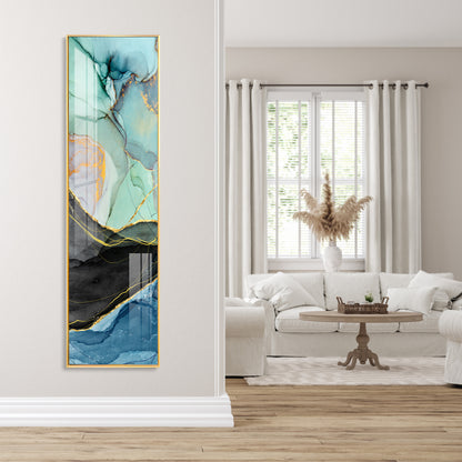 Abstract Multicolor Art Premium Acrylic Vertical Wall Art