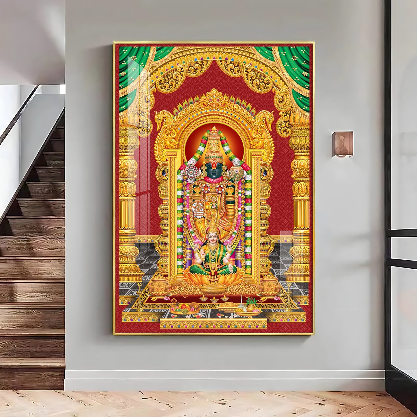 Lord Balaji Essence Premium Acrylic Vertical Wall Art