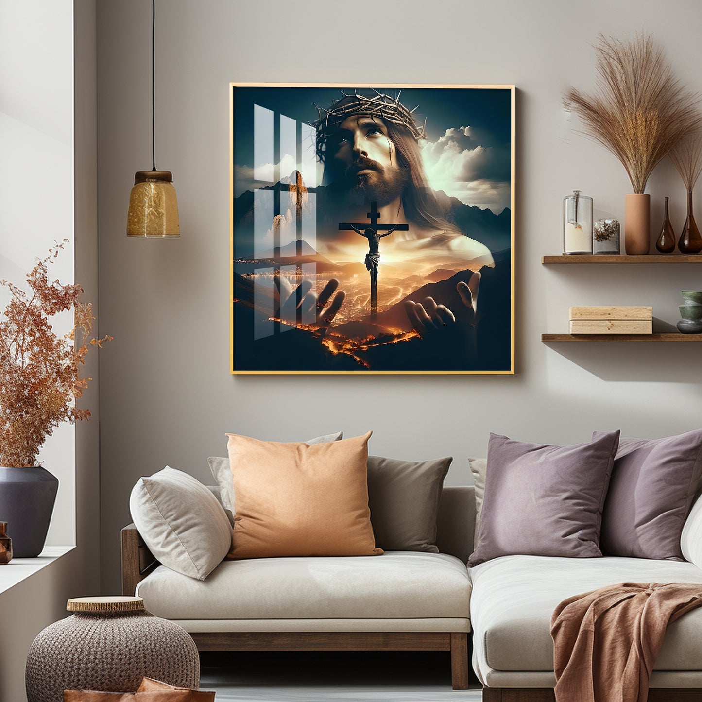 Eternal Faith Premium Acrylic Square Wall Art