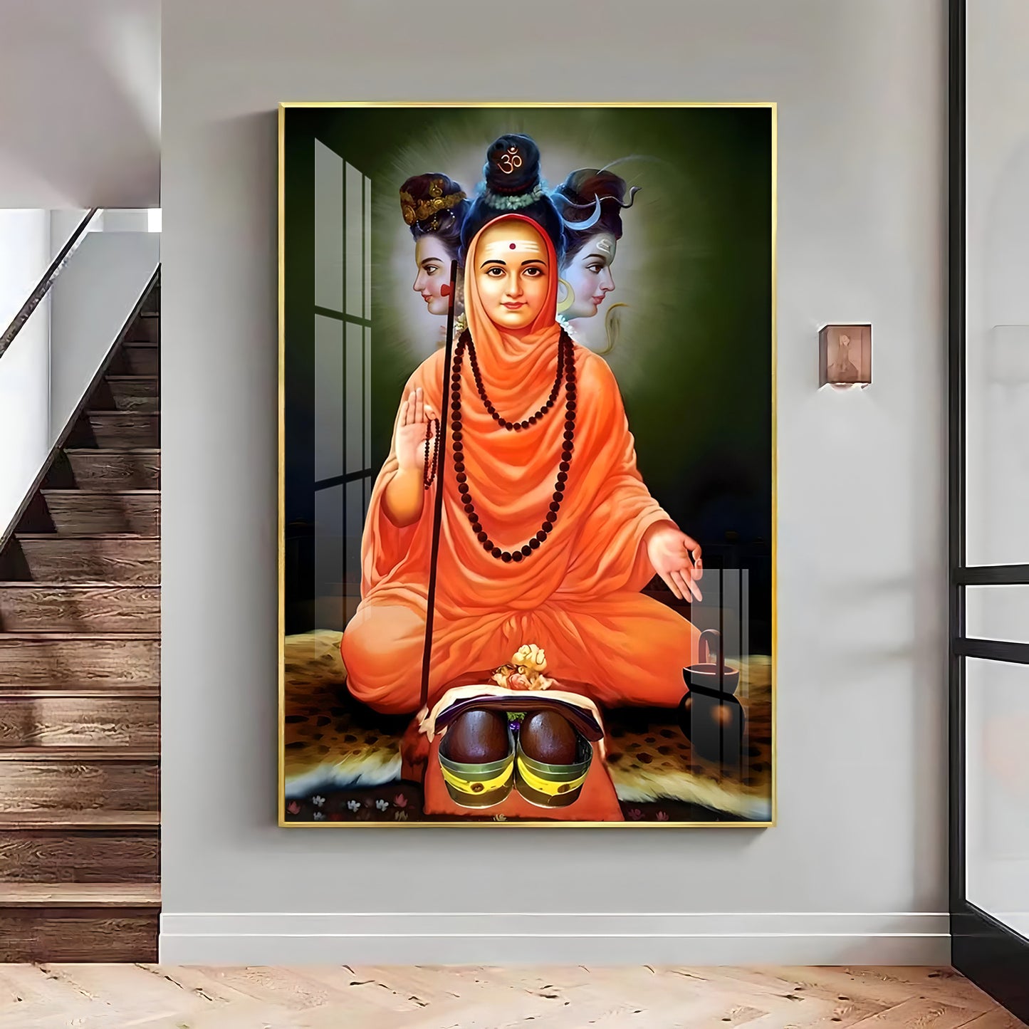 Portrait of Divine Authority Premium Vertical Acrylic Wall Art