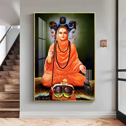 Portrait of Divine Authority Premium Vertical Acrylic Wall Art