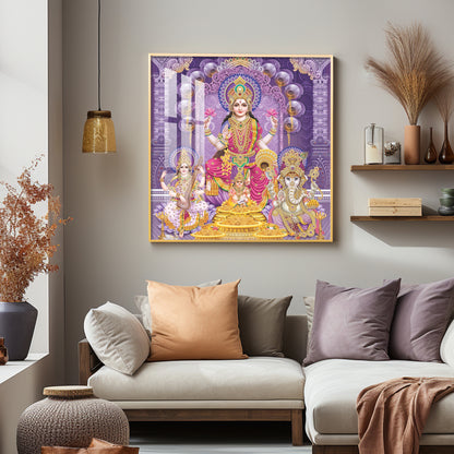 Ethereal Goddess Premium Acrylic Square Wall Art