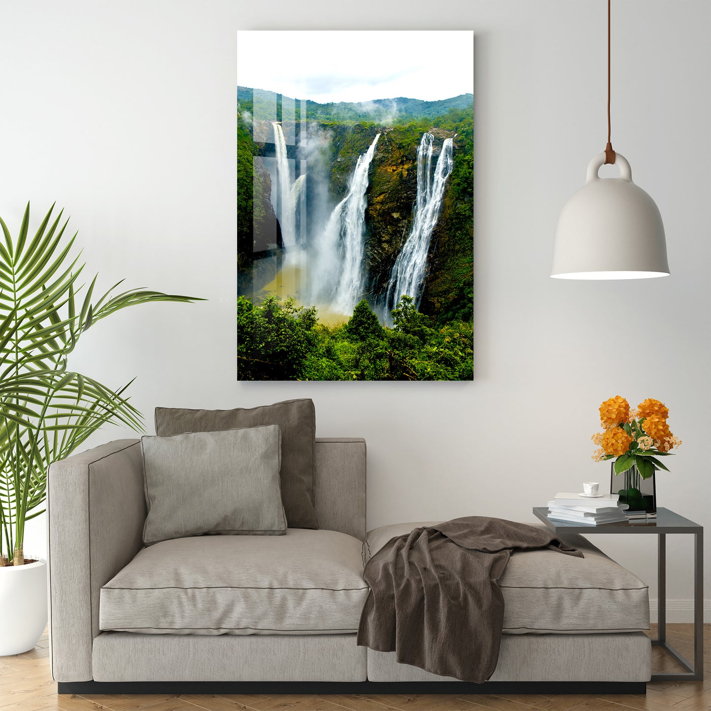 Sonorous Waterfall Acrylic Wall Art