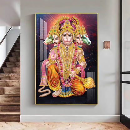 Hanuman's Valo Premium Vertical Acrylic Wall Art