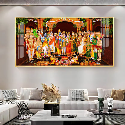 Srinivasa Kalyanam Premium Acrylic Horizontal Wall Art