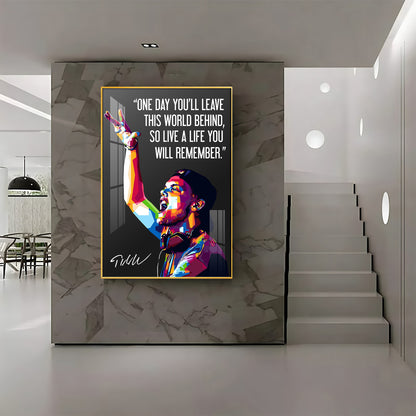 One Day You'll Leave This World Behind Premium Acrylic Vertical Wall Art