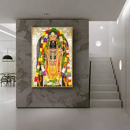 Shri Ram Janmbhoomi Portray Premium Vertical Wall Art