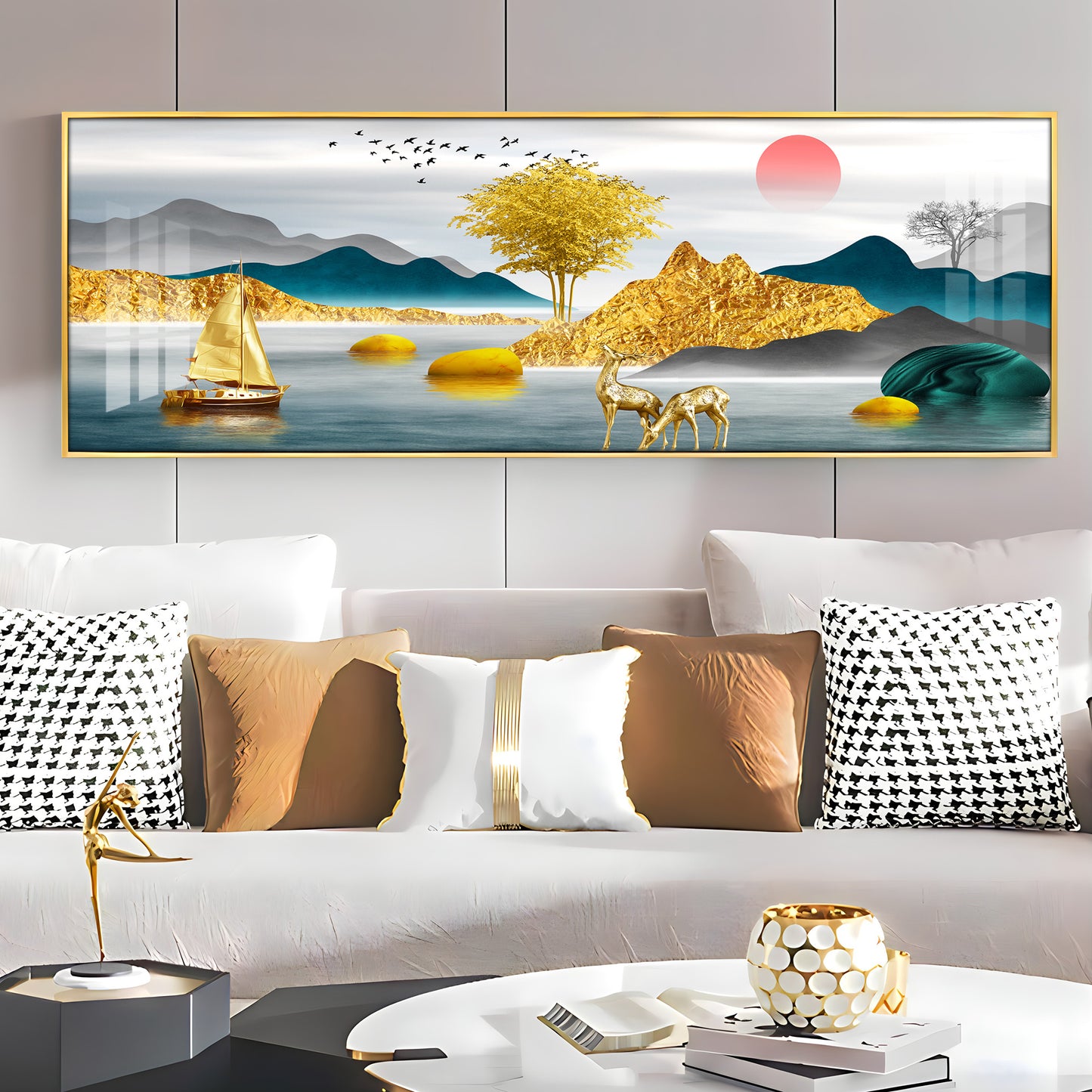 Majestic Land Premium Acrylic Horizontal Wall Art