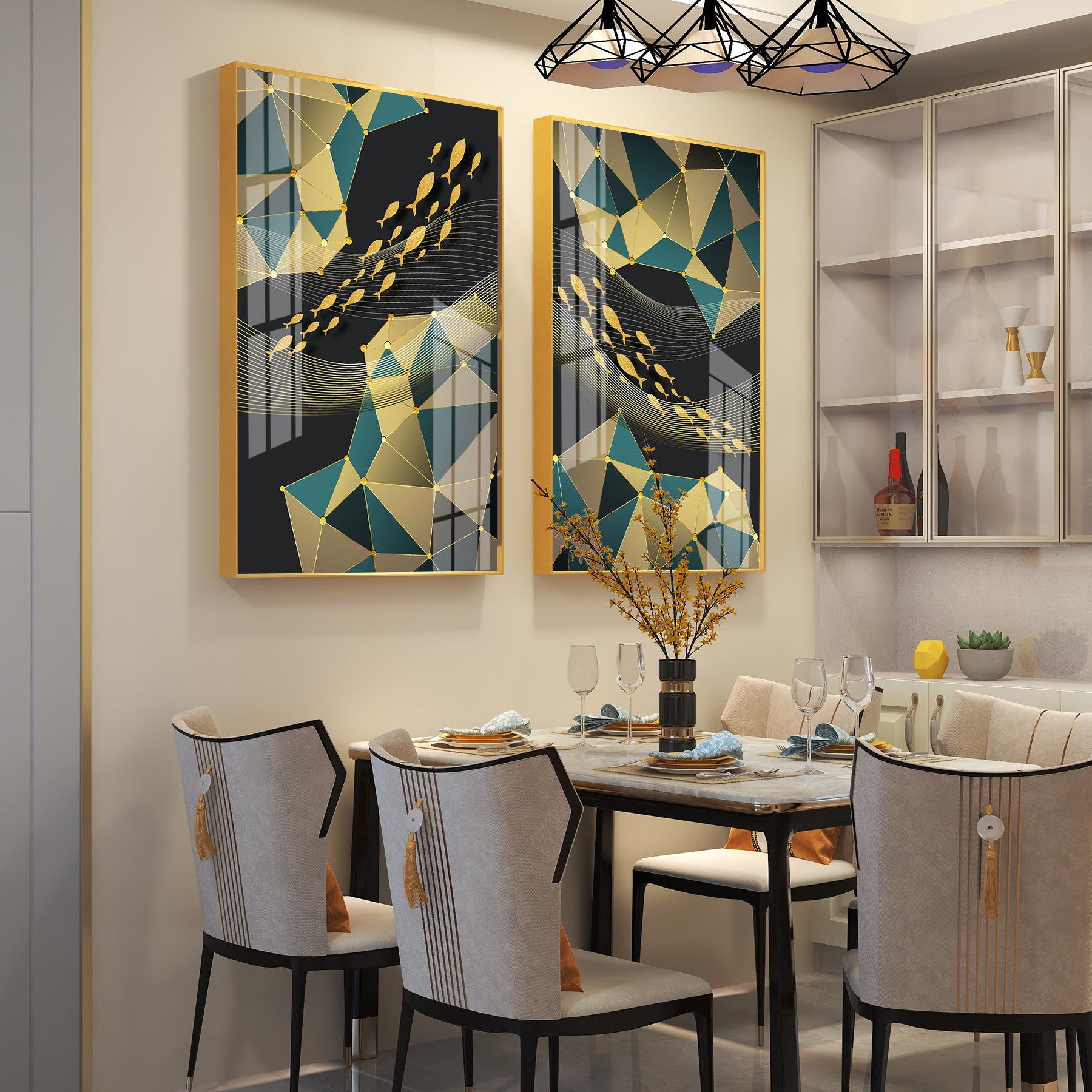 Imagination Frames Premium Acrylic Vertical Wall Art (Set Of 2)