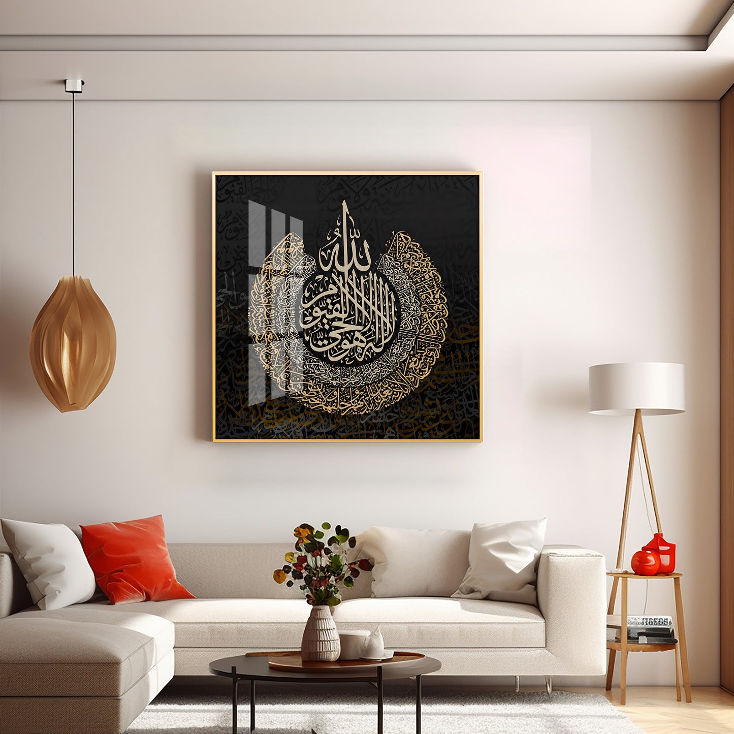 Verse of Throne Premium Acrylic Square Wall Art