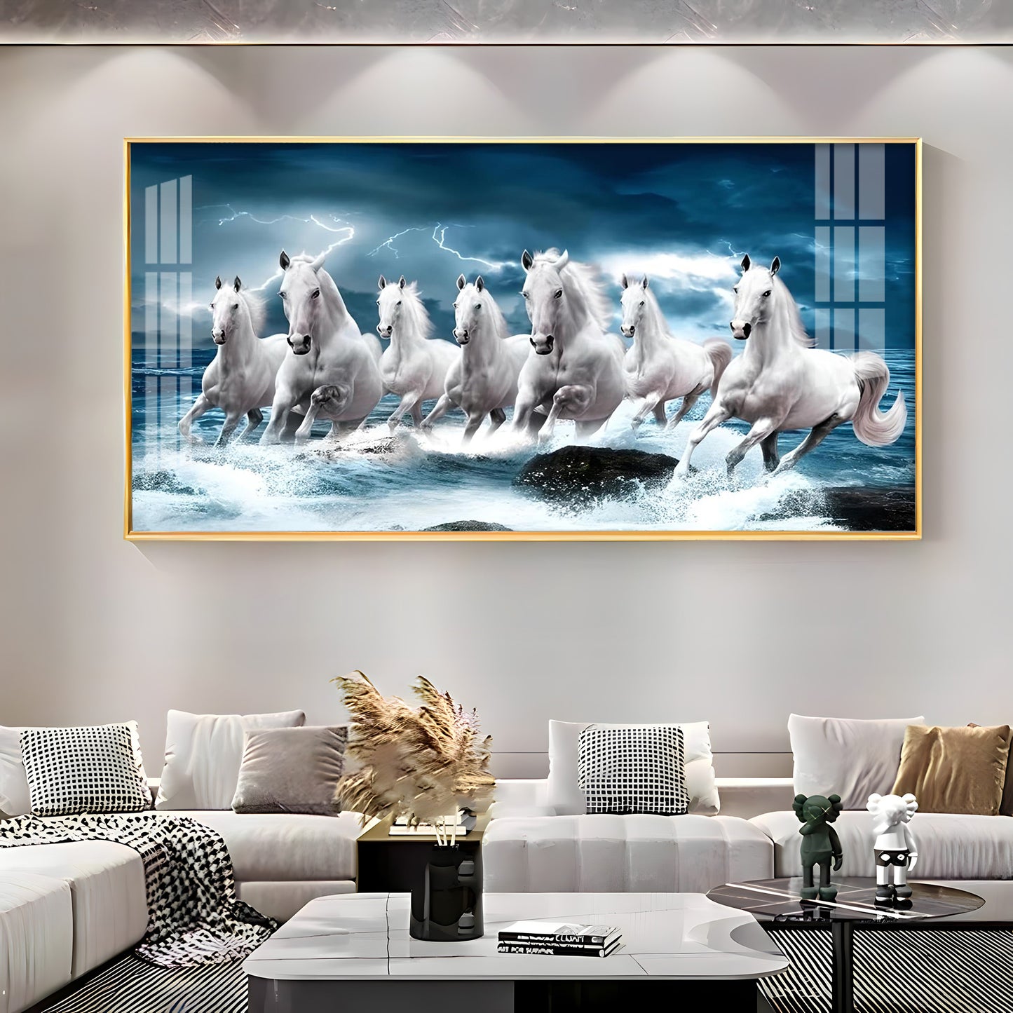 Heaven Horses Premium Acrylic Horizontal Wall Art