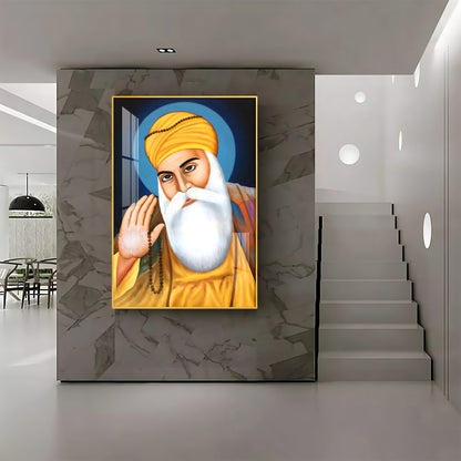 Wisdom Of Guru Nanak Ji Premium Vertical Acrylic Wall Art