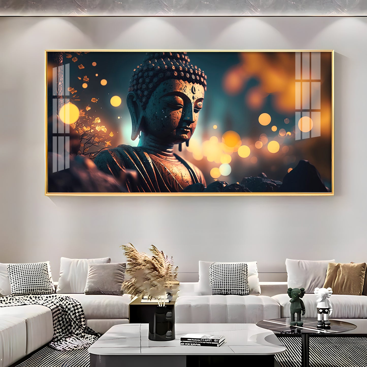 Mulling Over Buddha Premium Acrylic Horizontal Wall Art