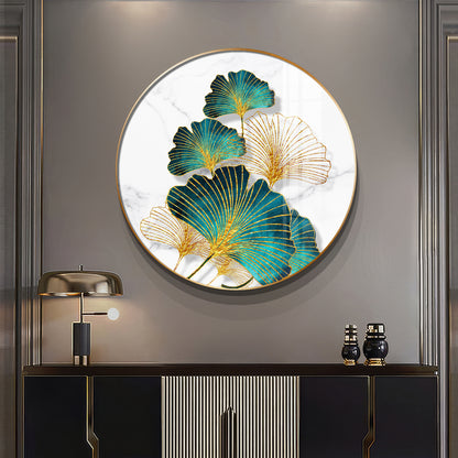 Emerland Petal Art Premium Acrylic Round Wall Art
