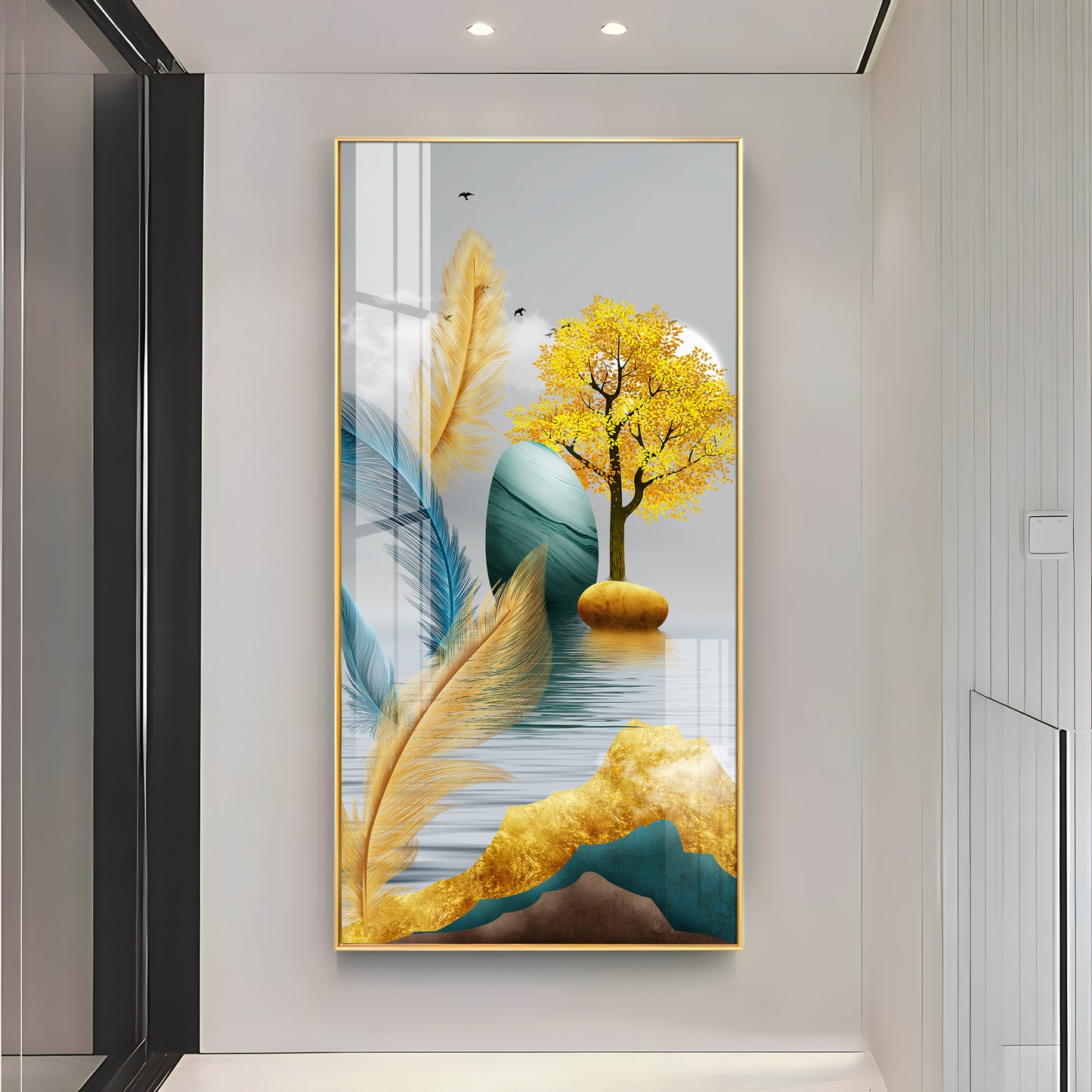 Charming Nature Premium Acrylic Vertical Wall Art