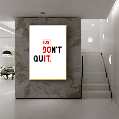 Just Do It Premium Acrylic Vertical Wall Art