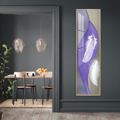 Purple Whispers Premium Acrylic Vertical Wall Art