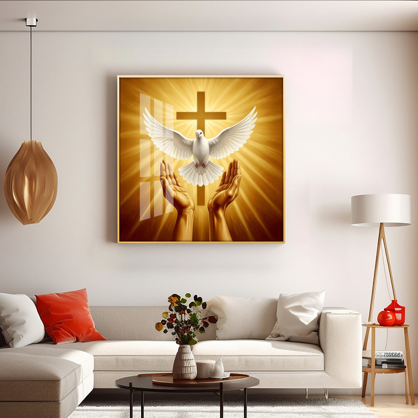 Pavitra Bible Vachan Premium Acrylic Square Wall Art