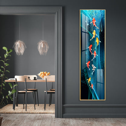 Fish Kaleidoscope Premium Acrylic Vertical Wall Art