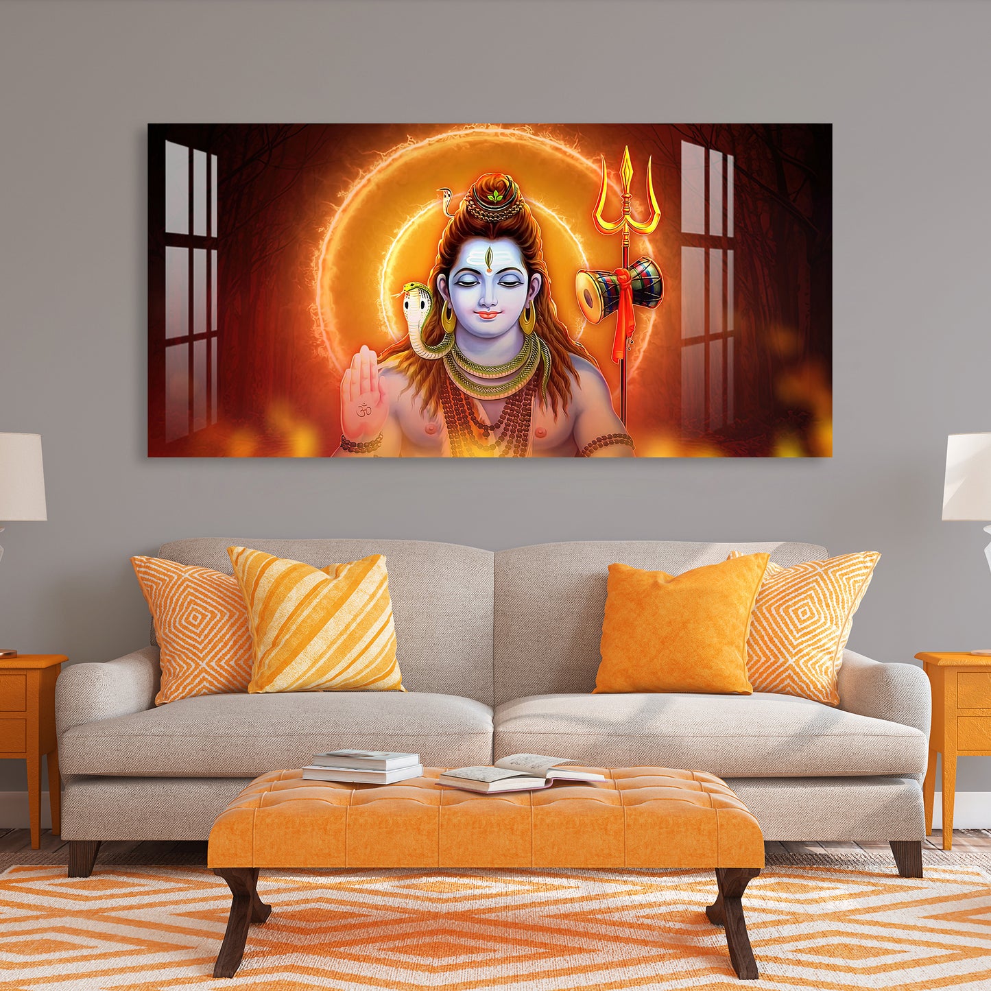 Lord Shiva Acrylic Wall Art