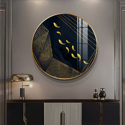 Golden Artwork Premium Acrylic Round Wall Art