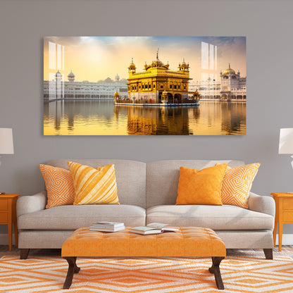 Holy Place Golden Temple Acrylic Wall Art