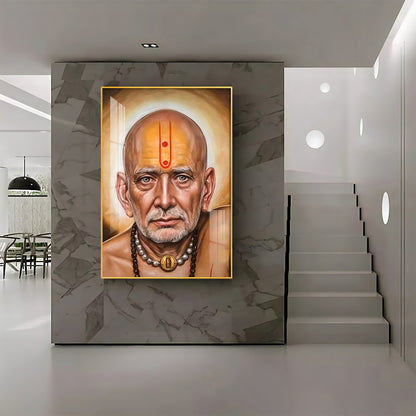 Serenity Shri Swami Samartha Premium Vertical Acrylic Wall Art