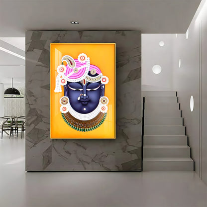 Lord Shreenathji Premium Vertical Acrylic Wall Art