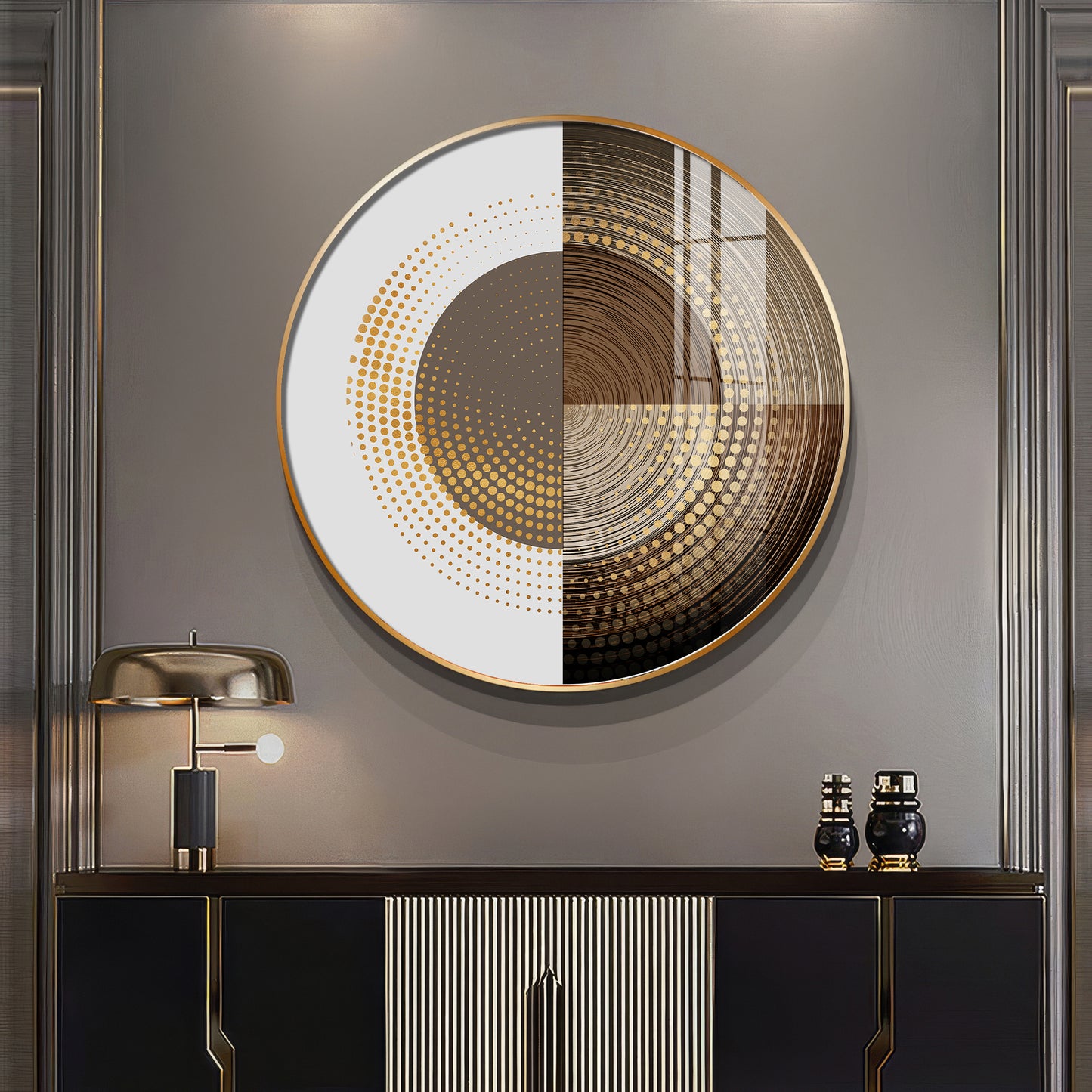 WallSphere Premium Acrylic Round Wall Art