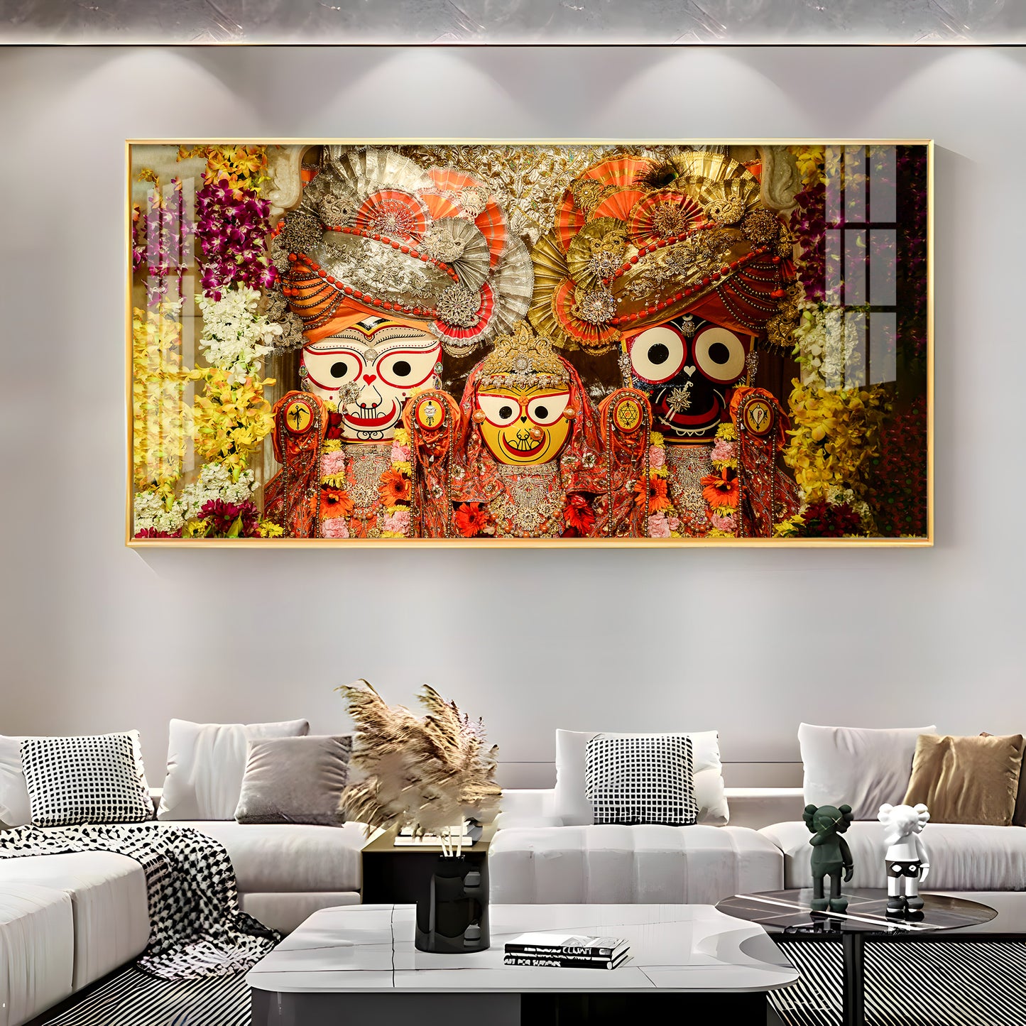 Shree Jagannatha Premium Acrylic Horizontal Wall Art