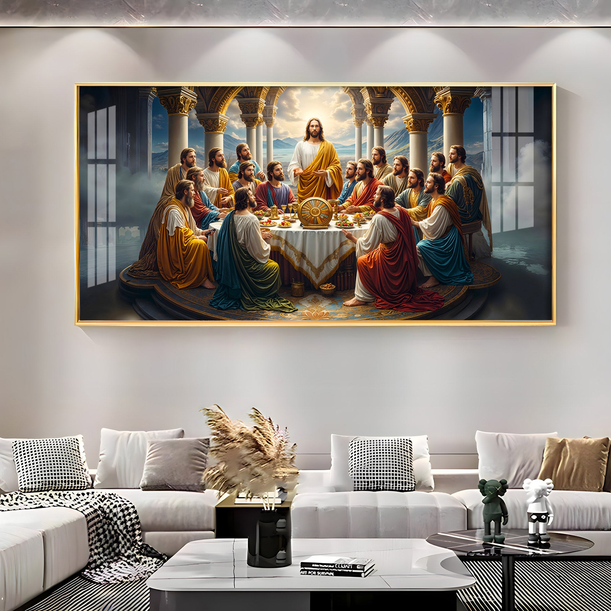 Jesus Supper Legacy Premium Acrylic Horizontal Wall Art