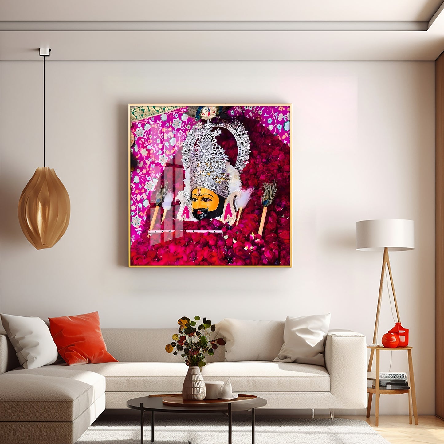 Barbarika Premium Acrylic Square Wall Art